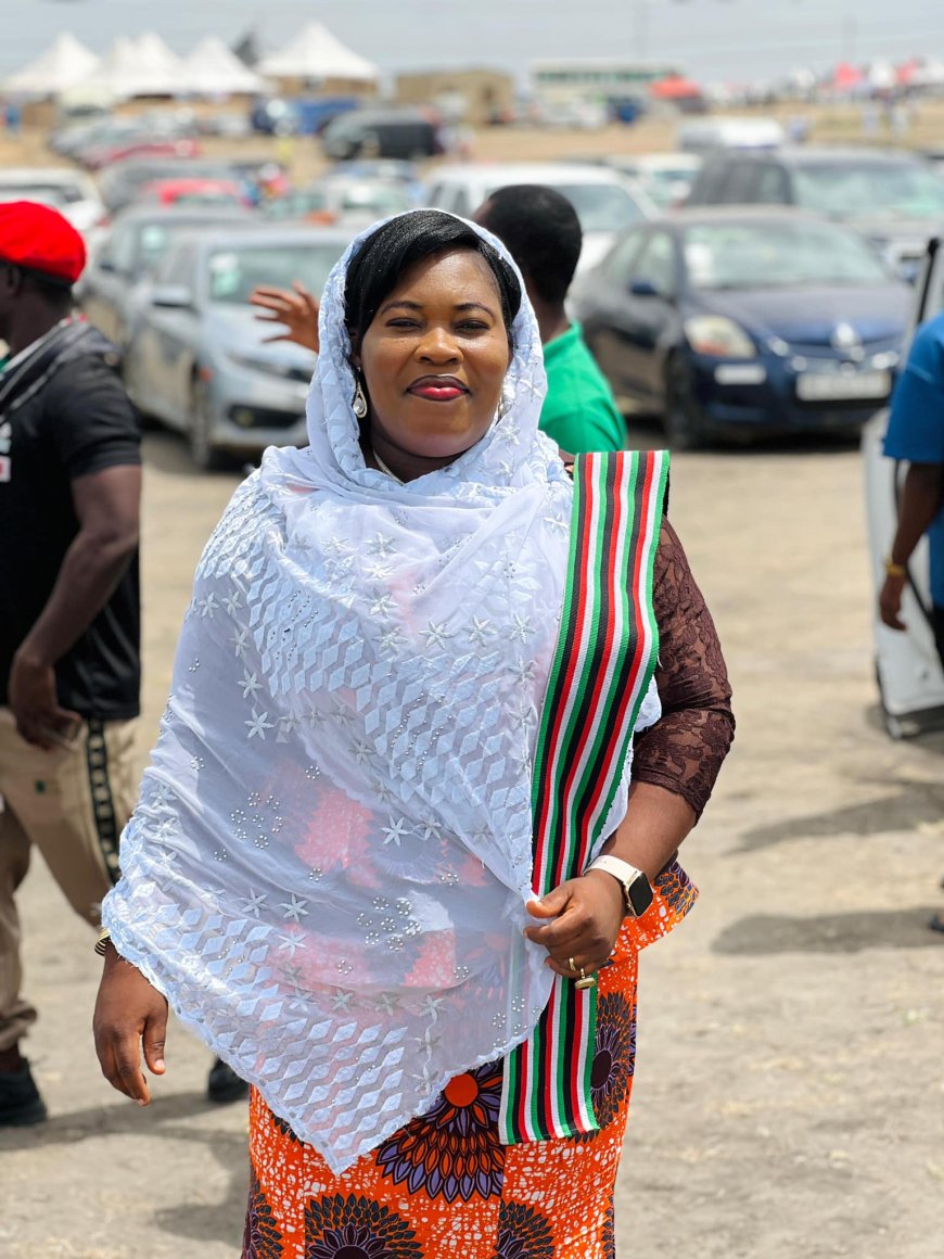 The NDC PC for Agona West constituency , Ernestina Ofori Dangbey alias Obaapa Tina attended 91st Jalsa Salana [Annual Convention] of the Ahmadiyya Muslim Mission Ghana, 2024