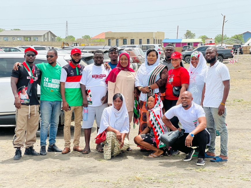 The NDC PC for Agona West constituency , Ernestina Ofori Dangbey alias Obaapa Tina attended 91st Jalsa Salana [Annual Convention] of the Ahmadiyya Muslim Mission Ghana, 2024