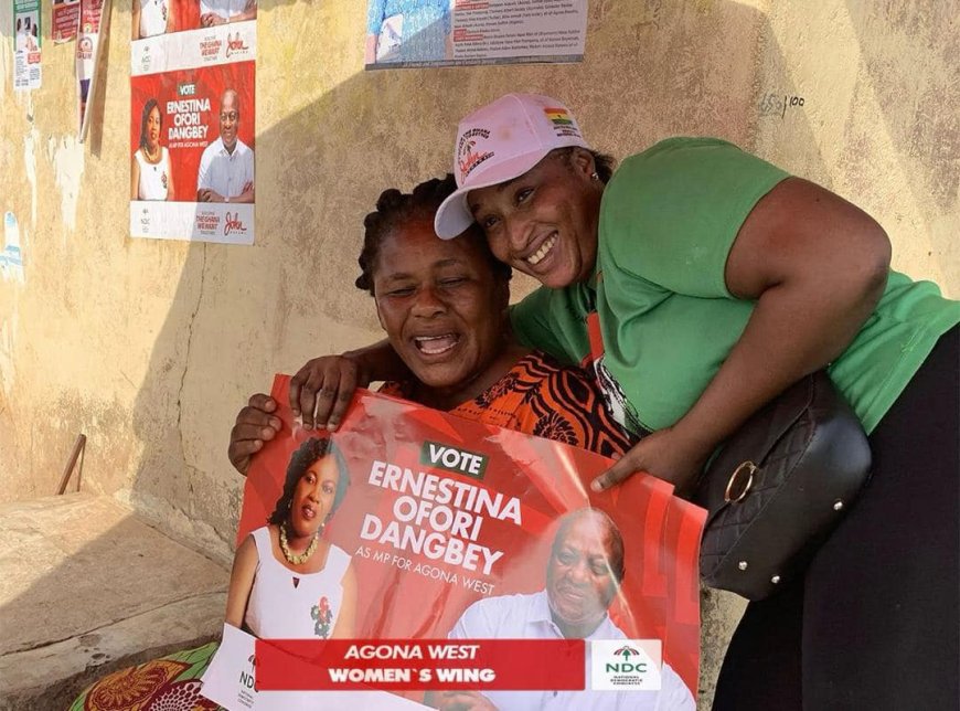 Women’s Wing hit the streets to file posters