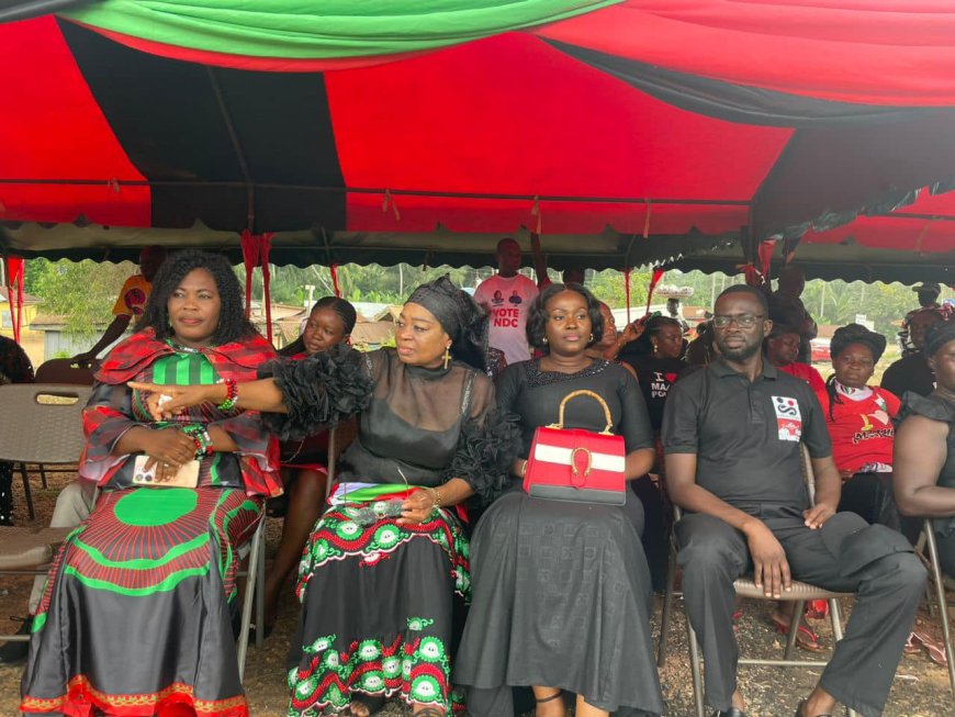 Ernestina Ofori Dangbey  joined Hon. Queenstar Pokua-Sawyerr and the entire Agona East NDC family to bid a heartfelt farewell to a dedicated and hardworking Constituency Executive Member,