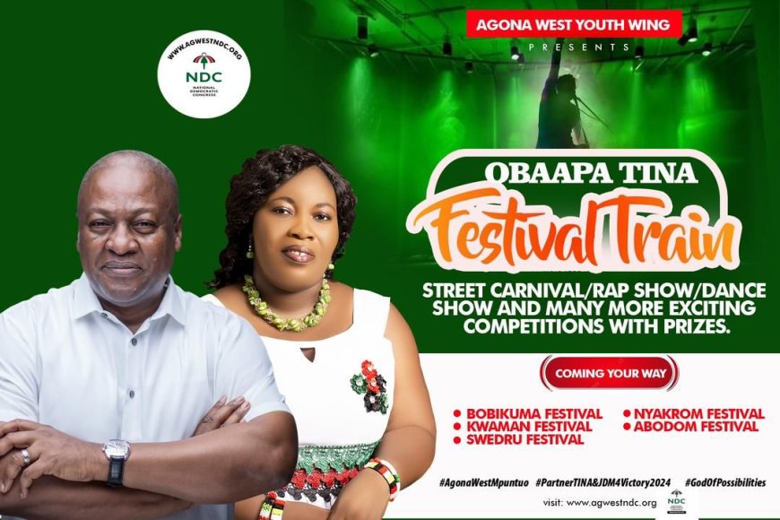 Obaapa Tina  opens her doors for all talented musicians, dancers etc to showcase their talent and explore.