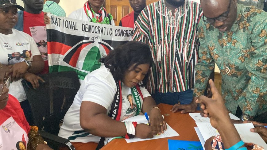 FILING OF NOMINATION BY ERNESTINA OFORI DANGBEY