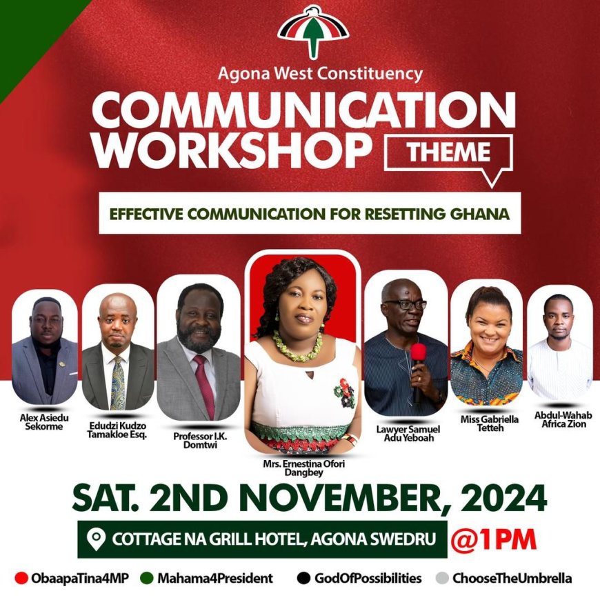 AGONA WEST COMMUNICATION BUREAU -  INVITATION TO COMMUNICATION WORKSHOP